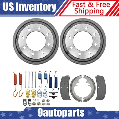 Kit de resorte de herrajes y zapatas de freno trasero para camioneta Dodge Ram 3500 1996-1999 Foto 1 de 4