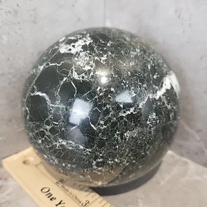 Sfera sfera granito lucido pietra marmo decorazione casa 3,5" rotonda usata in ottime condizioni - Foto 1 di 5