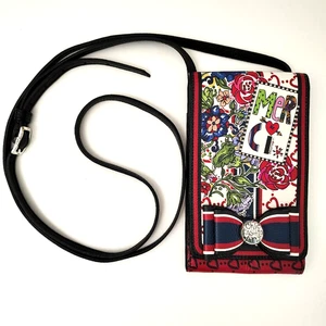 BRIGHTON Fashionista Allure Crossbody Handytasche Schleife Leder Handtasche Tom Clancy - Bild 1 von 16
