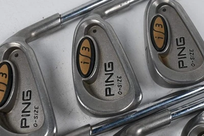 Ping i3 Irons / 5-PW+SW / Black Dot / Stiff Flex Ping Karsten JZ Steel Shafts - Image 1 of 4