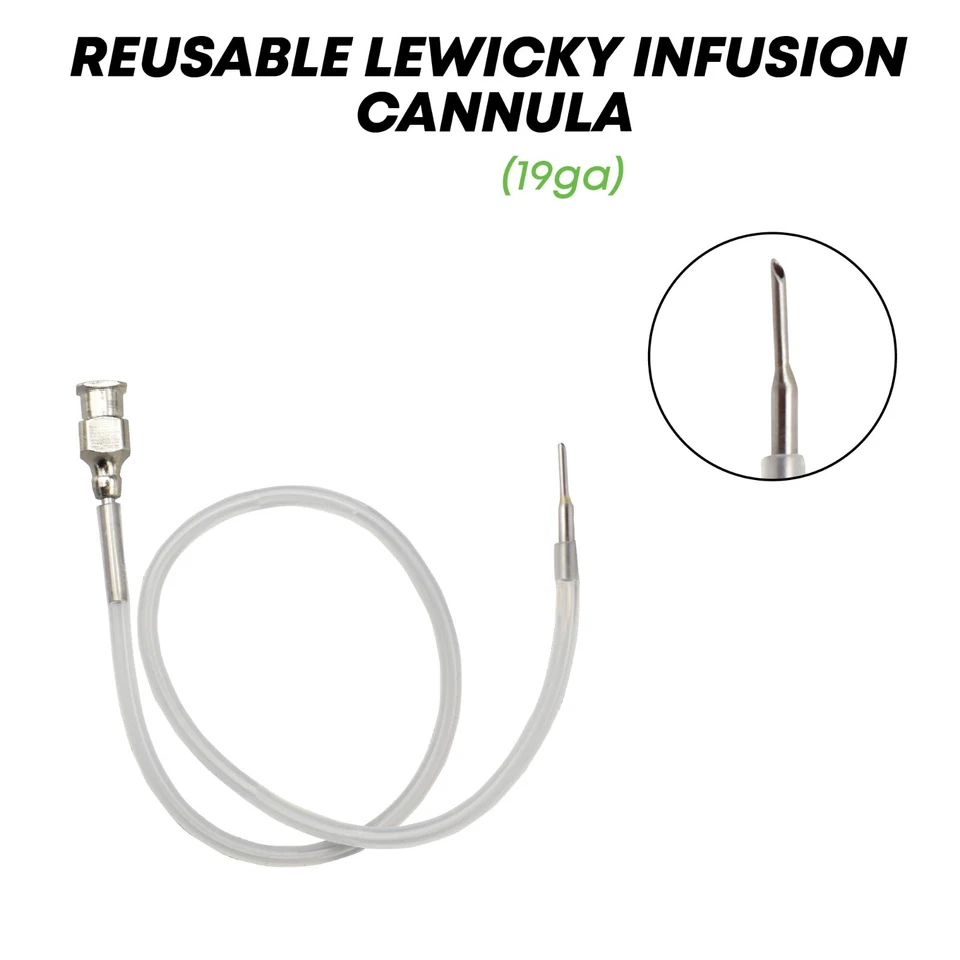 Lewicky Infusion Cannula 19Ga German Grade Surgical Ophthalmic Instruments - Image 1 of 1