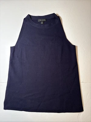 Suéter sin mangas para mujer Ann Taylor talla XS azul marino Foto 1 de 4