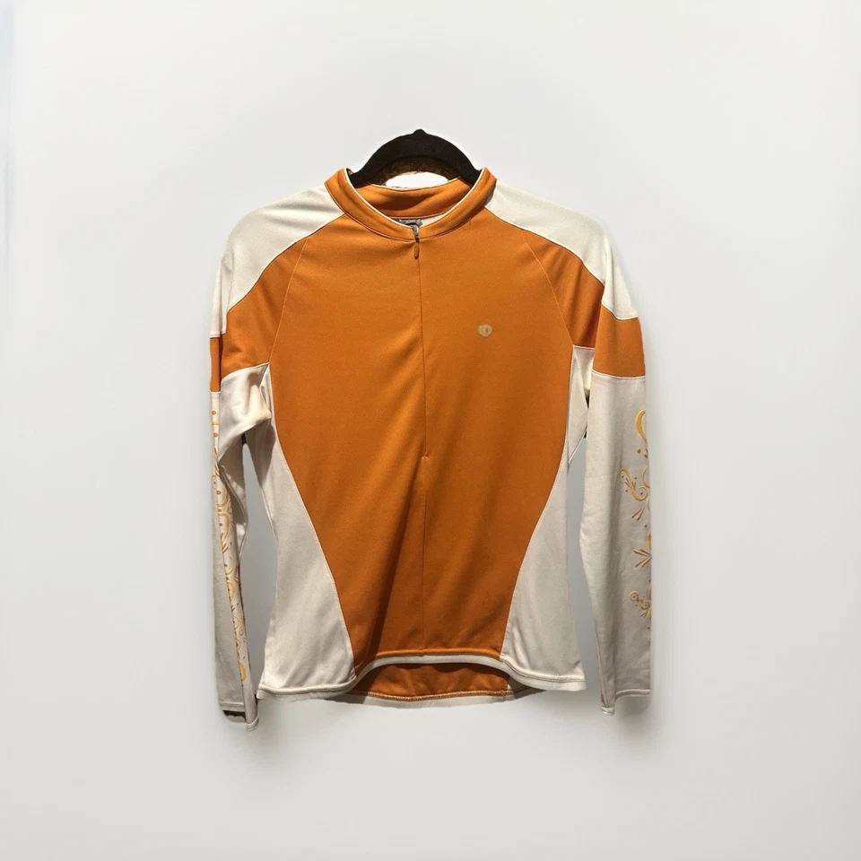 Pearl Izumi Mujer Media Cremallera Manga Larga Naranja Talla L Foto 1 de 4