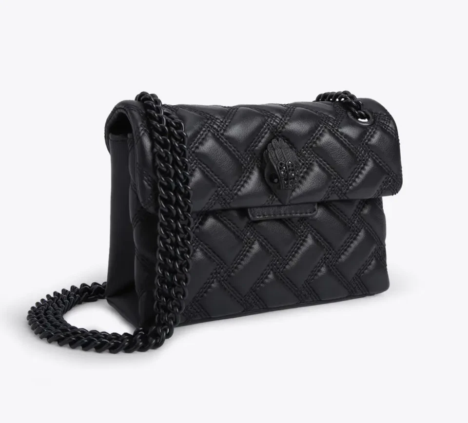 Mini bag crossbody, black,  21x7x13 inches, Kurt Geiger,new - Image 1 of 4