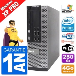 PC Dell OptiPlex 9010 SFF Intel G630 RAM 4Go Disque Dur 250Go Windows XP Pro - Imagen 1 de 6