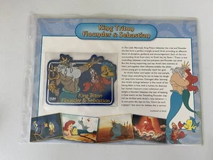 Parche de coleccionista Willabee Ward Disney 1989 platija King Triton Sebastian Mermaid - Imagen 1 de 2