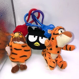 Disney Tigger Movie McDonalds Plush Clip Ons Zipper Pulls Tigger Owl Plus Sanrio - Picture 1 of 11