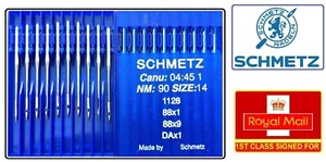 SCHMETZ DAX1 CANU:04:45 1 NM:90 SIZE:14 1128 INDUSTRIAL SEWING MACHINE NEEDLES - Picture 1 of 4