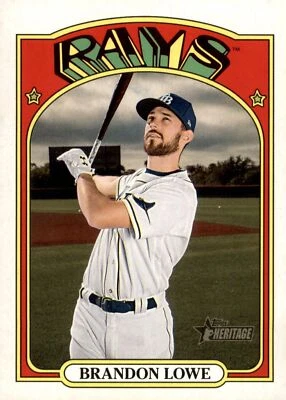 2021 Topps Heritage - Brandon Lowe #241 - Image 1 of 2