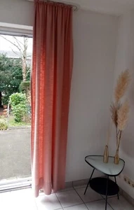 Gardinen/Schals/Stores/Vorhänge/rosenholz/2 St/hochwertiger Dekostoff/2,40x1,15 - Bild 1 von 3