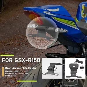 Kennzeichen Halterung Halter Lizenz Platte für Suzuki GSXR 125 150 2017-2022 - Bild 1 von 12