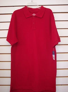 Camisas polo uniformes rojas para niños Dockers talla 18/20 - Imagen 1 de 4