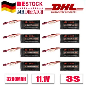 8pcs 11.1V 3200mAh 25C Deans T Enchufe para MJX 14301 14302 14303 14209 14210 - Imagen 1 de 8