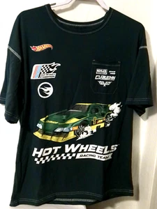 Hot Wheels Mattel 2024 Official Licensed Graphic T-Shirt Moss Green HW logo M - Picture 1 of 8