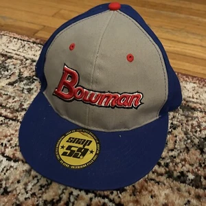 Bowman Baseball Cap Hat Blue Snap Back Brand New RARE - Picture 1 of 5