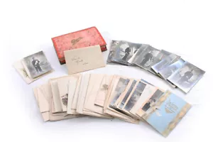 Konvolut alte Postkarten PK schwarz weiß SW Sammler Deko Lot Vintage - Picture 1 of 6