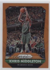 2015-16 Panini Prizm Orange Prizm /65 Khris Middleton #154