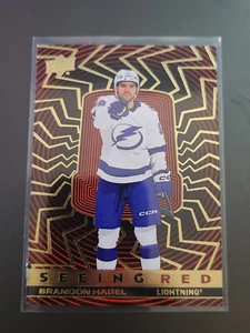 2023-24 UPPER DECK SERIE ESTESA VEDERE ORO ROSSO BRANDON HAGEL#SR-98 - Foto 1 di 2
