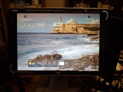 hp w2207h lcd monitor 22" 1680x1050 60hz with speakers - Image 1 of 3