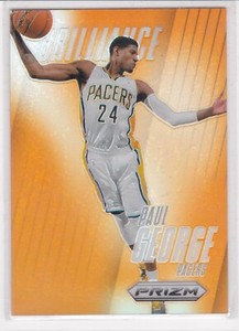2013-14 Panini Prizm #5 Paul George Orange Prizm Brilliance 19/60 Indiana Pacers