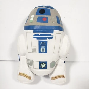 R2D2 Droid Star Wars Plush Plushie Toy 7" w Gold Rope Knurled Hose Fittings RARE - Picture 1 of 10
