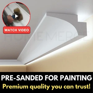 CORNICE COVING LED Lighting molding Wall Ceiling BGX1 LARGE SIZES QUALITY XPS - Picture 1 of 21
