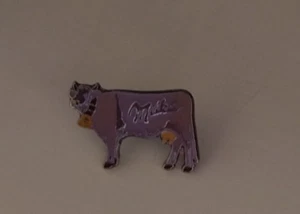 Milka Cow Lapel Tack Pin - Picture 1 of 5