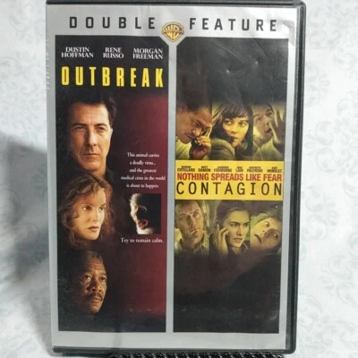 Outbreak / Contagion (2-Disc DVD) Virus double feature Dustin Hoffman - Image 1 of 4