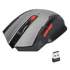 (grey) Game Mouse 2.4G Cordless Mouse With USB Receiver Cordless Mouse Smart