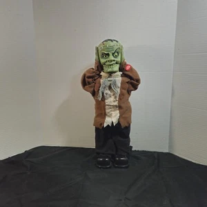 Magic Power Heads Up Frankie Tabletop Size 16" Animated Halloween See Descriptio - Picture 1 of 18