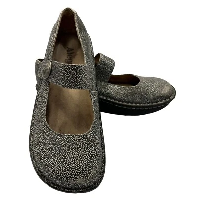 Alegria Le Artist Mary Jane Shoes 39EU/9US Black Silver Dots Lagenlook Boho - Image 1 of 4