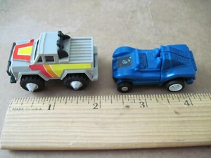 Lot of 2 LJN Toys Stunt Riders Gray Jeep Honcho, Takara 84 Transformers Mini Bot - Picture 1 of 12