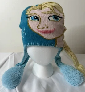 Disney Frozen Elsa Little Girls 'Squeeze and Flap' Fun Laplander Hat - Picture 1 of 8