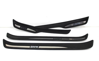 09-11 BMW 328i xDrive Juego de cubiertas de panel de moldura de umbral de puerta delantera y trasera OEM Foto 1 de 4