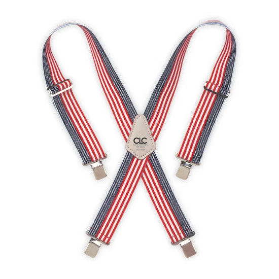 Tirantes de trabajo CLC Custom Leathercraft 110USA 2" de ancho rojo, blanco y azul Foto 1 de 1