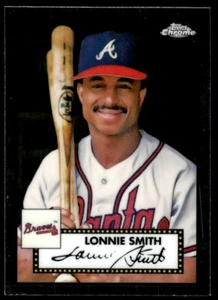 2021 Topps Chrome Platinum Anniversary Lonnie Smith - Atlanta Braves #595 - Picture 1 of 2