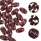  150 Pcs Oval Beads Rugby Holi Decorations for Home Earrings