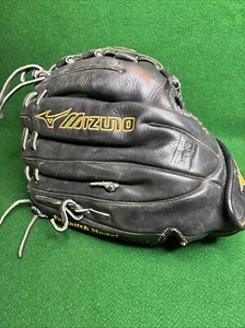 Guante Mizuno Fastpitch cuero negro derecho 12 pulgadas GMVP 1200PF1 - Imagen 1 de 9