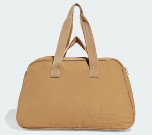 Adidas Originals Bowling Weekend Gym Bag Beige Brown RRP £38 - Picture 1 of 9