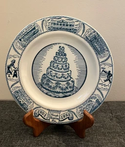 Vintage Hough Bakery 50th Anniversary Plate 1903-1953 Cleveland, Ohio Super Rare - Picture 1 of 8