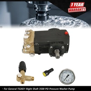 3500 PSI 5.6GPM 4.5 HP General Pressure Washer Pump Right Shaft New - Picture 1 of 13