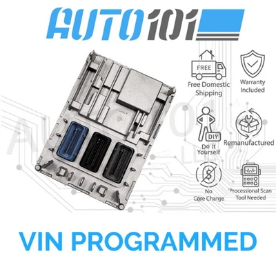 VIN Programmed 2018-2020 Buick Regal Engin Control Module 12725663 GM - Image 1 of 3