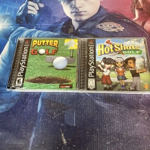 Hot Shots Golf und Putter Golf Sony PlayStation 1 Golf Lot - Bild 1 von 5