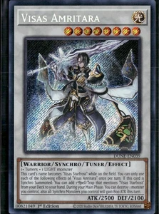 Yu-Gi-Oh! Visas Amritara DUNE-EN039 Secreto Raro 1ª Edición Casi Nuevo - Imagen 1 de 1