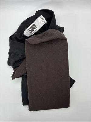 Spanx Star Power High Waisted Shaping Tights Center Stage Java Dark Brown Sz A - Image 1 of 4