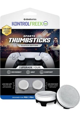 KontrolFreek Sports Thumb sticks Clutch Edition For PS5/PS4 (White) C1 - Image 1 of 4