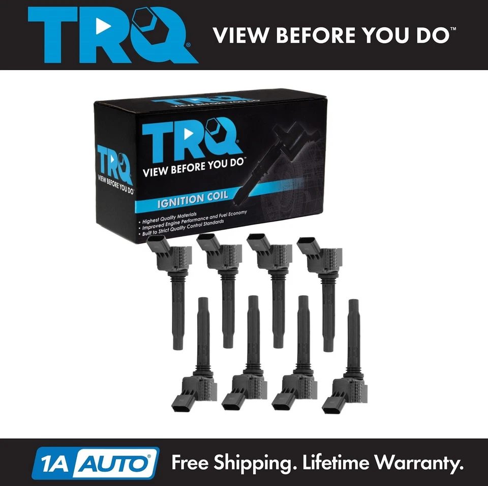 TRQ Ignition Coil Set Fits 2019-2020 Audi A8 Quattro 2020-2021 S8 SQ7 - Image 1 of 4
