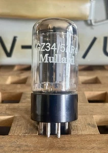 1963 Mullard GZ34 5AR4 Rectifier Vacuum Tube Great Britain STRONG f32 Blackburn - Picture 1 of 6
