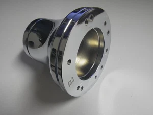 Chrome Steering Wheel Hub Adapter | Fits Harley Davidson Golf Carts - Picture 1 of 3