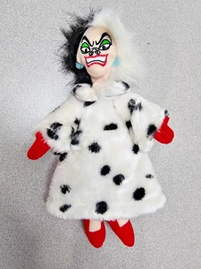 Disney Store Disney Mini Bean Bag Plush 101 Dalmatians - Cruella Deville  10" - Picture 1 of 6